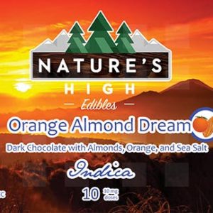 Natures High Orange Almond Chocolate 300mg