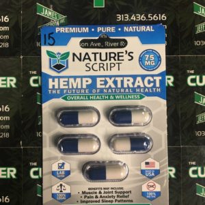 Nature's Script Hemp Extract Capsules