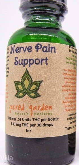 Nerve Pain Support Tincture Hybrid 1oz 103mg THC