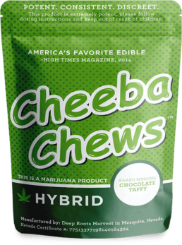 *NEW* Cheeba Chews - Chocolate Taffy - Hybrid (70mg THC)