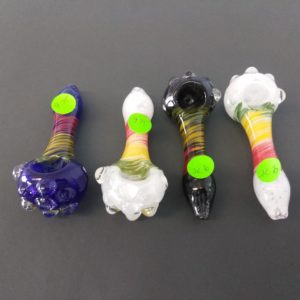 Nice Solid Glass Pipe with Nobbies.