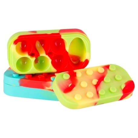 NM0010 Silicone Wax Container 6+1 Lego