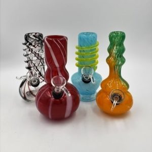 NM0027 Soft Glass Bong - 6"
