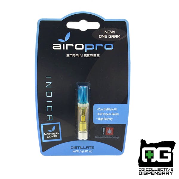 NORTHERN LIGHTS 1g CARTRIDGE from AIRO PRO
