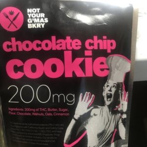 NOT YOUR G'MAS BKRY: CHOCOLATE CHIP COOKIE 200MG