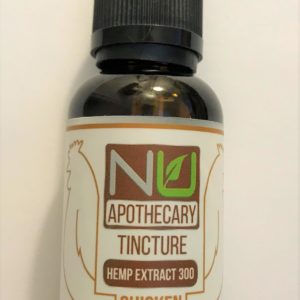 NU Apothecary 300mg CBD Tincture Chicken Flavored for Pets