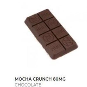 Nug Mocha Crunch Choc Bar 80mg