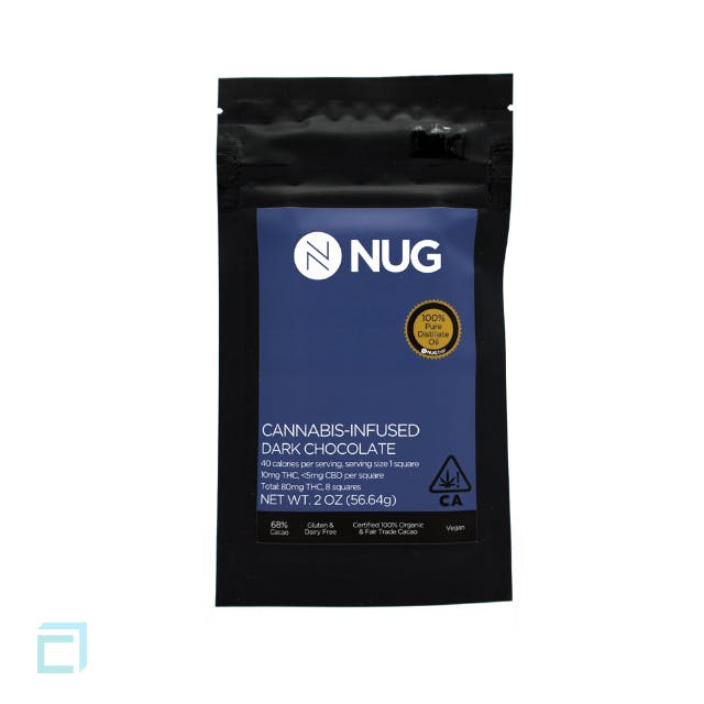 NUG Vegan Dark Chocolate Bar