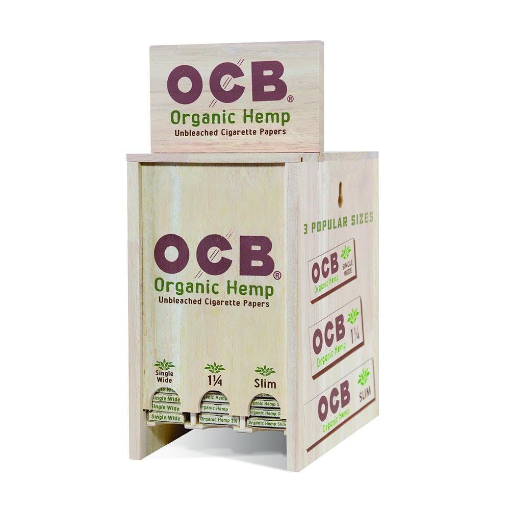 OCB Hemp Rolling Papers - 1 1/4, Slim, Single Wide