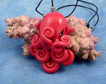 Octopus Pendant - Red Sea