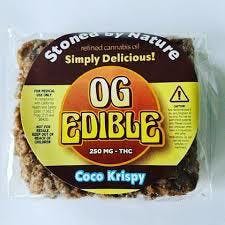 OG Edibles Sugar Stoned 250mg- Coco Krispy