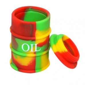 Oil Barrel Silicone Container
