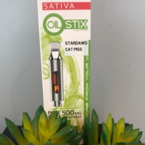 OilStix - STARDAWG X CATPISS Sativa Cartridge 500mg