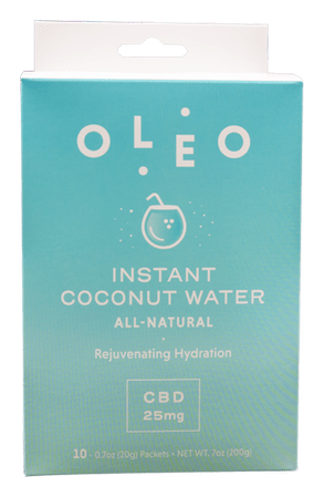 OLEO: CBD Instant Coconut Water Stick Pack