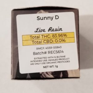 OLIO - Sunny D Live Resin