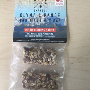 Olympic Fruit and Nut Hello Morning Sativa Granola bar 2 pack