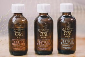 Om Bath & Body Oil-Rose Geranium