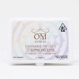 OM Edibles: 1:1 Cannabis Infused Melange Gummis Multi-Pack