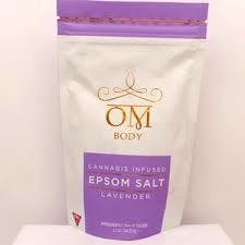OM - Epsom Salt 1:1 [Lavender] (25 MG THC 25 mg CBD)