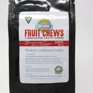 Om Made Fruit Chews - Sativa (90mg THC)
