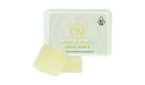 OM- Sour Apple Gummies 60mg