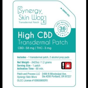 OMMP Synergy Skinworx High CBD Transdermal Patch