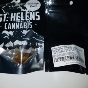 Orange Kush Wax by St Helens Cannabis