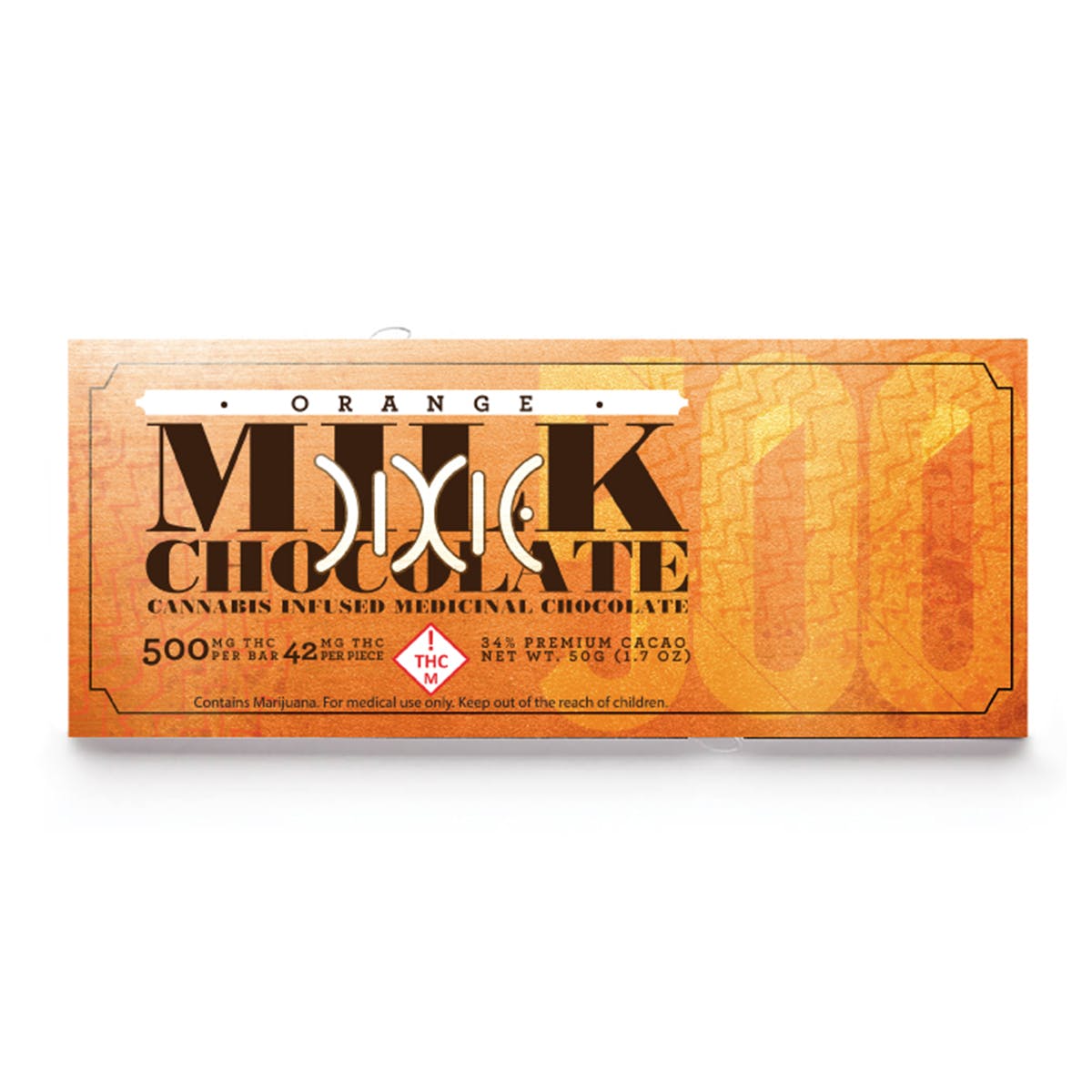 Orange Milk Chocolate 500mg