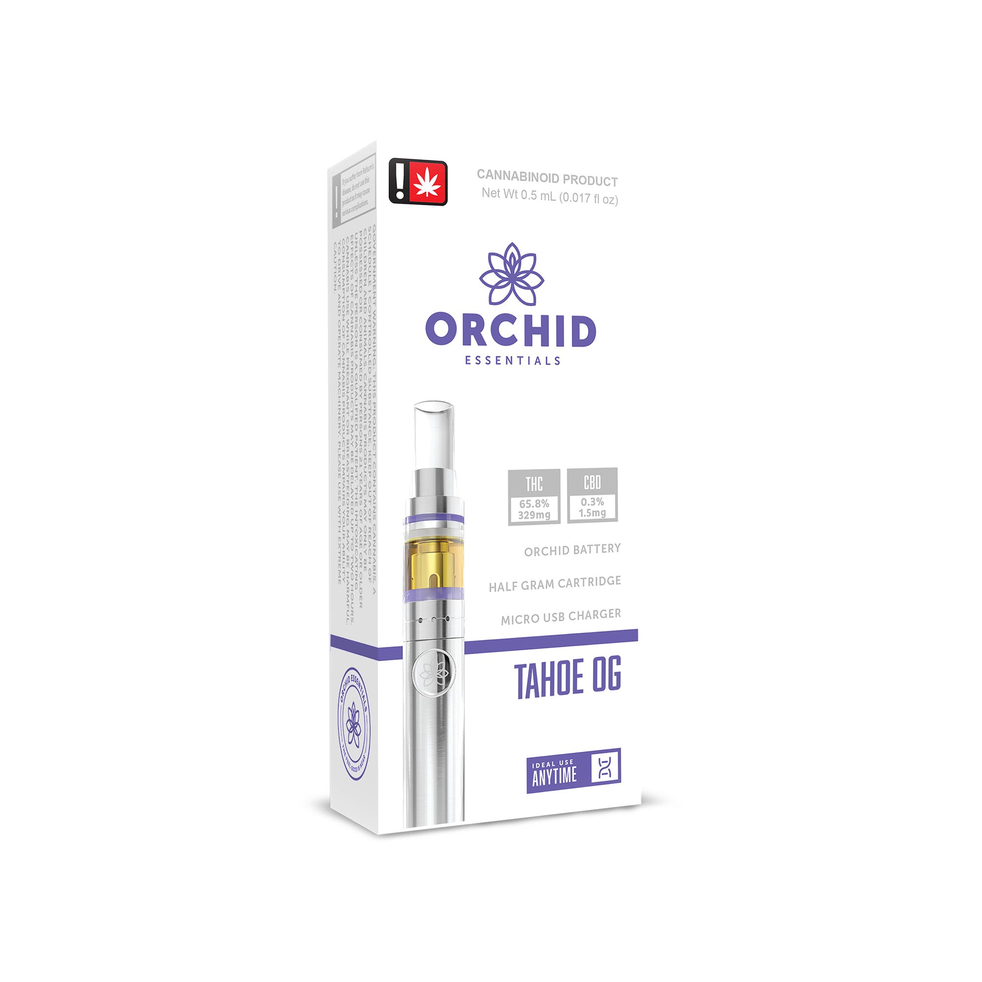 Orchid: 0.5 G - Tahoe OG ( Kit)
