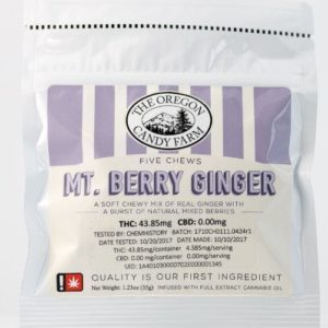Oregon Candy Farm - Mt. Berry Ginger Chews