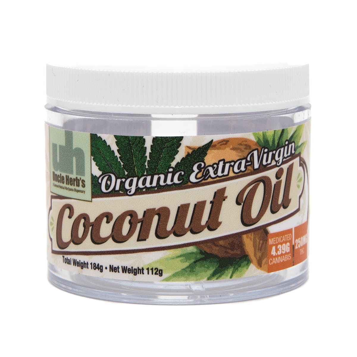 Organic Extra Virgin Coconut Oil 250mg