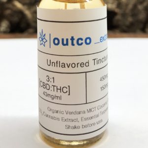 OutCo CBD 3:1 Unflavored Tincture (15ml)