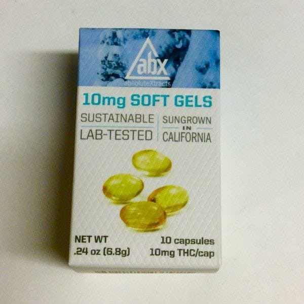 (P)$18-ABX SOFT GELS PILLS THC 10MG 10CT-100MG