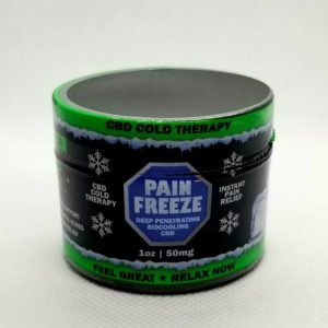 Pain Freeze- Deep penetrating Biocooling CBD *1oz-50 Mgs