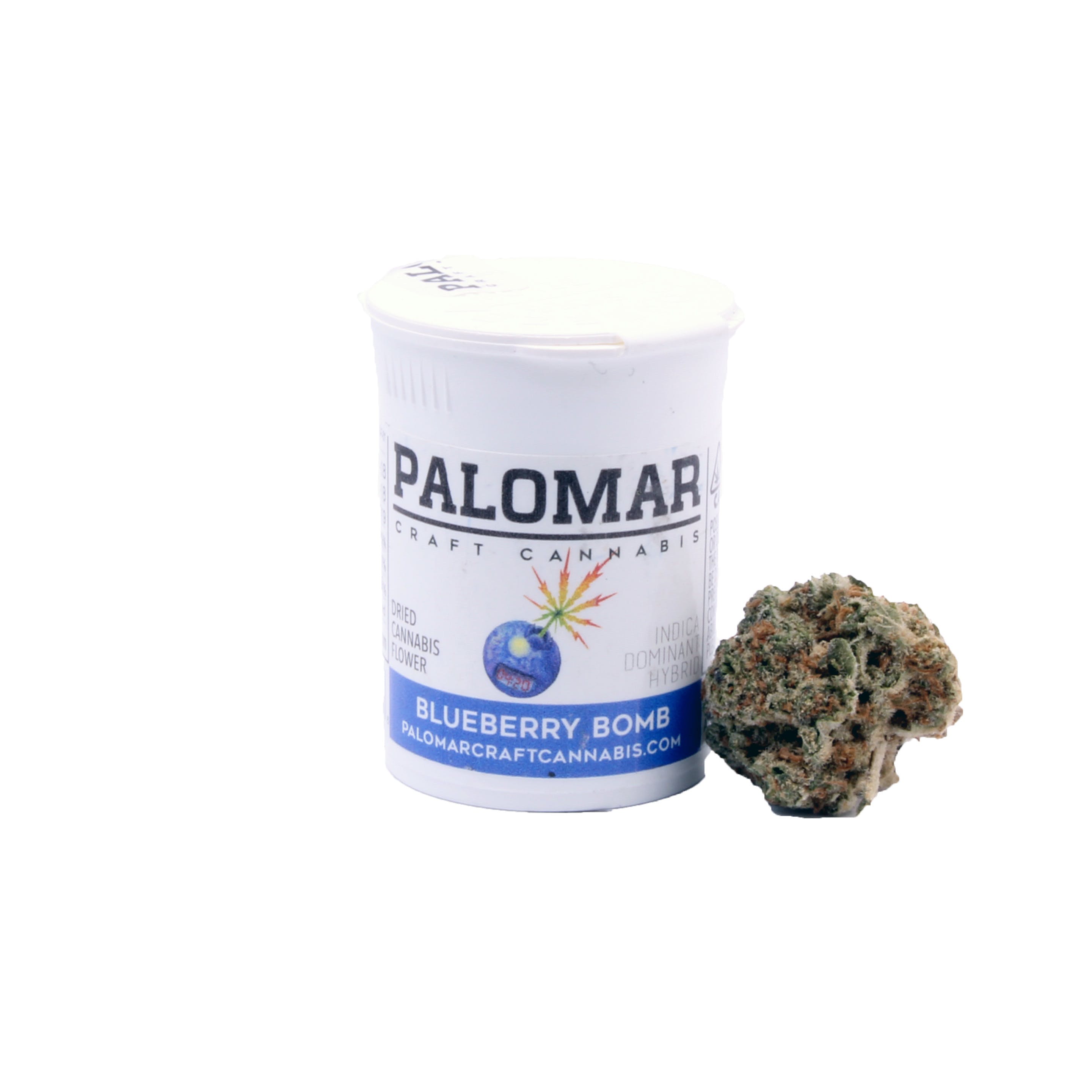 Palomar Craft Cannabis: Blueberry Bomb - 17.9%THC / 0.12%CBD