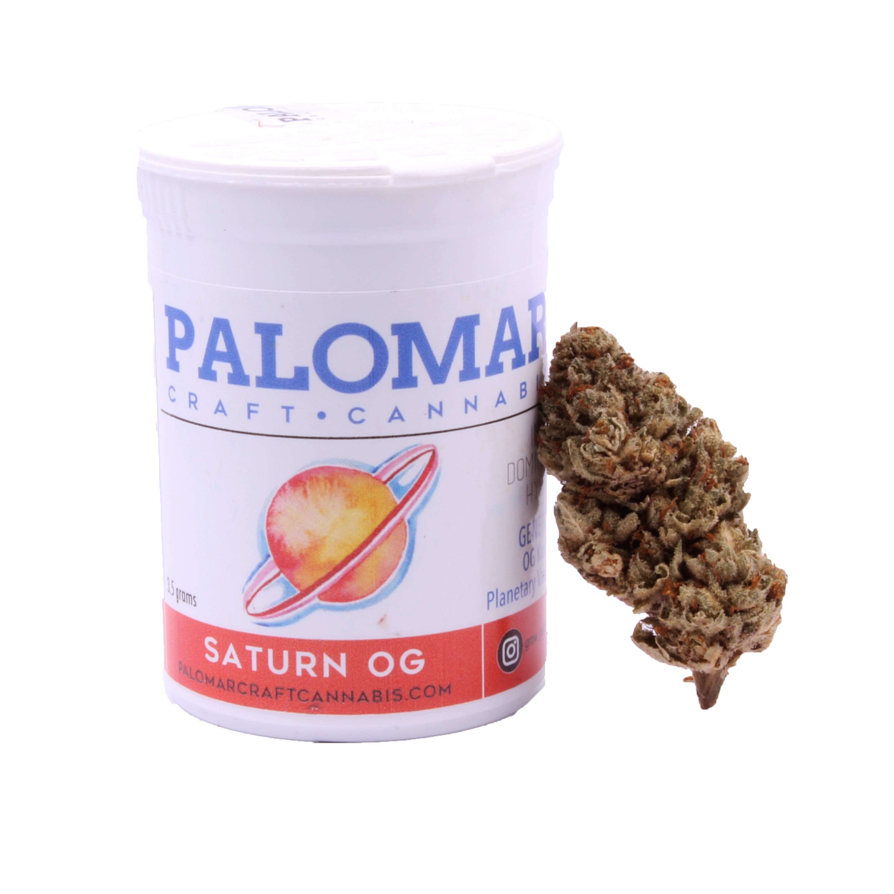 Palomar Craft Cannabis: Saturn OG - 11.02%THC / 0.27%CBD