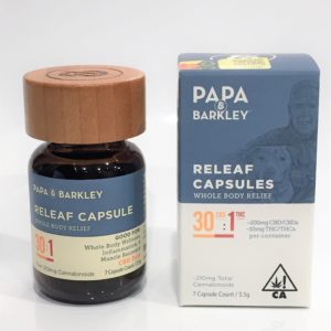Papa & Barkley 30:1 210mg Relief Capsules