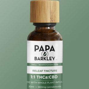 Papa & Barkley- Releaf 1:1 THCa Tincture (15ml)