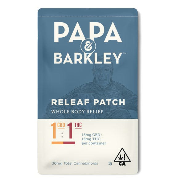 PAPA & BARKLEY RELEAF PATCH 1:1 THC:CBD