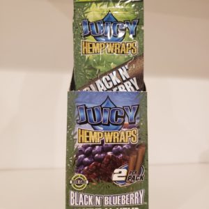 Papers - Black and Blueberry Hemp Wraps - Juicy