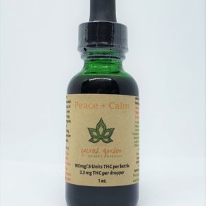 Peace and Calm Tincture Indica 1oz 100mg THC