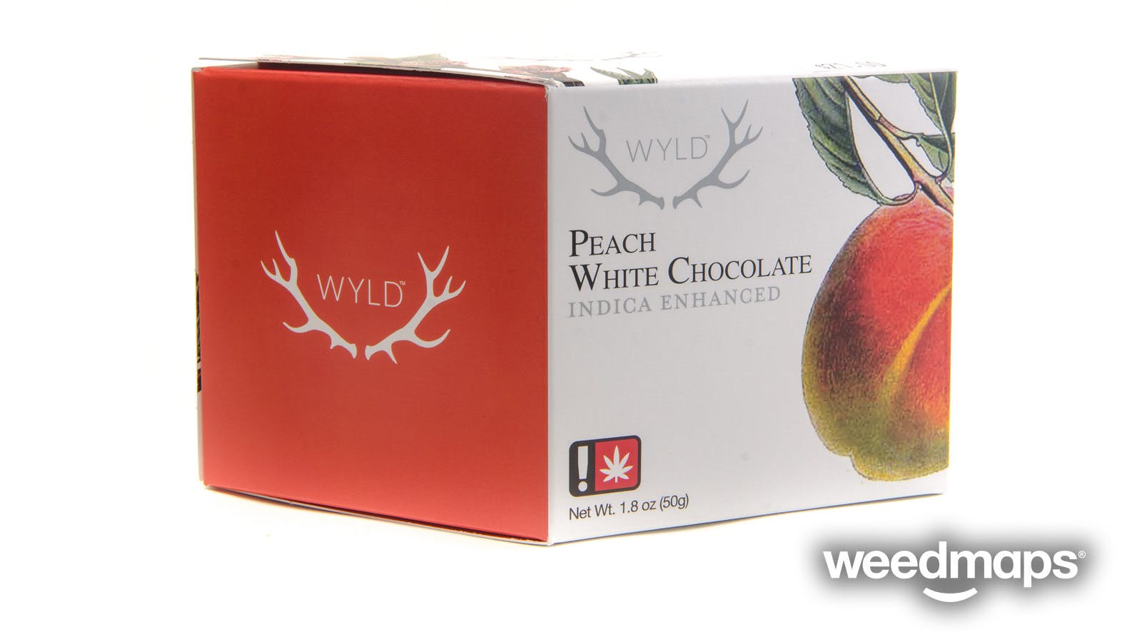 edible-peach-indica-white-chocolate-10-pack-50mg-thc-wyld