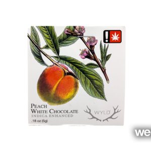 Peach Indica White Chocolate 5mg THC - Wyld