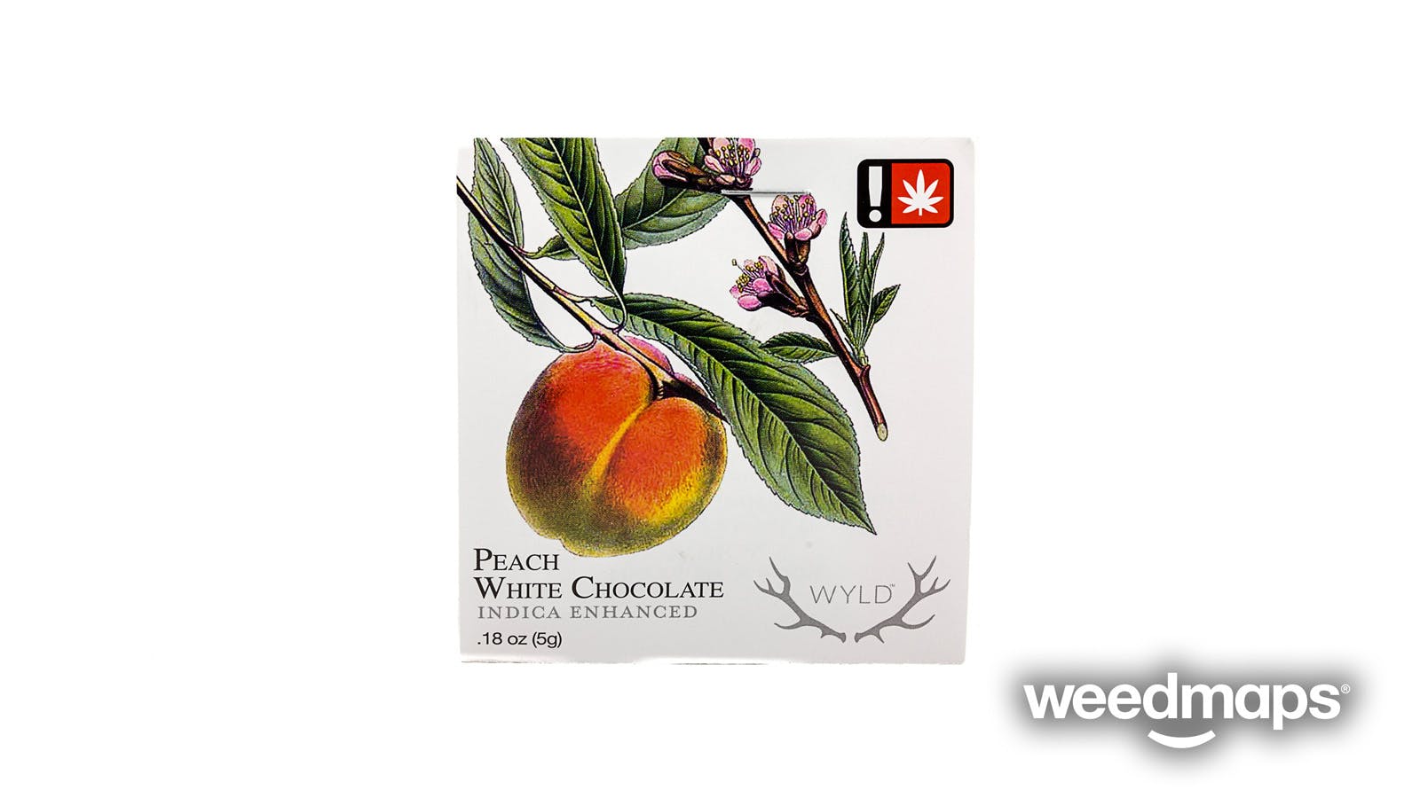 edible-peach-indica-white-chocolate-5mg-thc-wyld