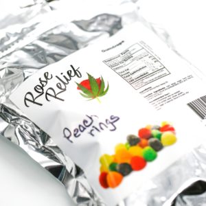 Peach Rings 25mg CBD by Rose Relief