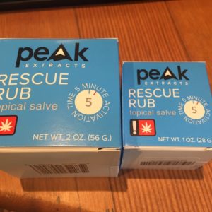 Peak Extracts Rescue Rub Topical Salve