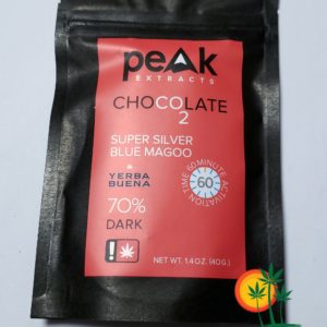 Peak Extracts - Super Silver Blue Magoo Dark Chocolate Bar