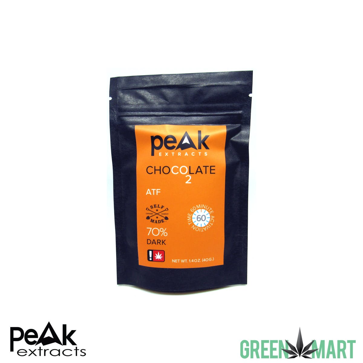 Peak Extracts THC Dark Chocolate - ATF