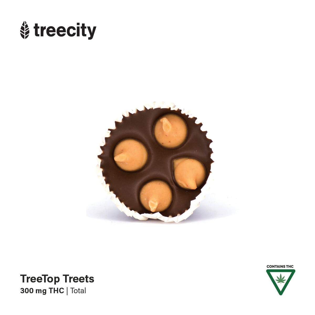 Peanut Butter Crunch Treet - 200mg - Tree Top Wellness