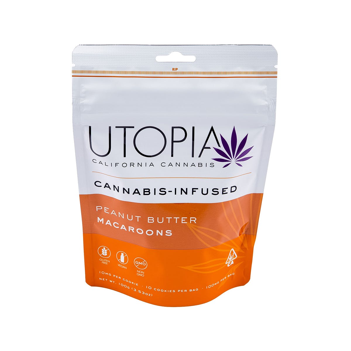marijuana-dispensaries-elemental-wellness-in-san-jose-peanut-butter-gluten-free-macaroons-100mg